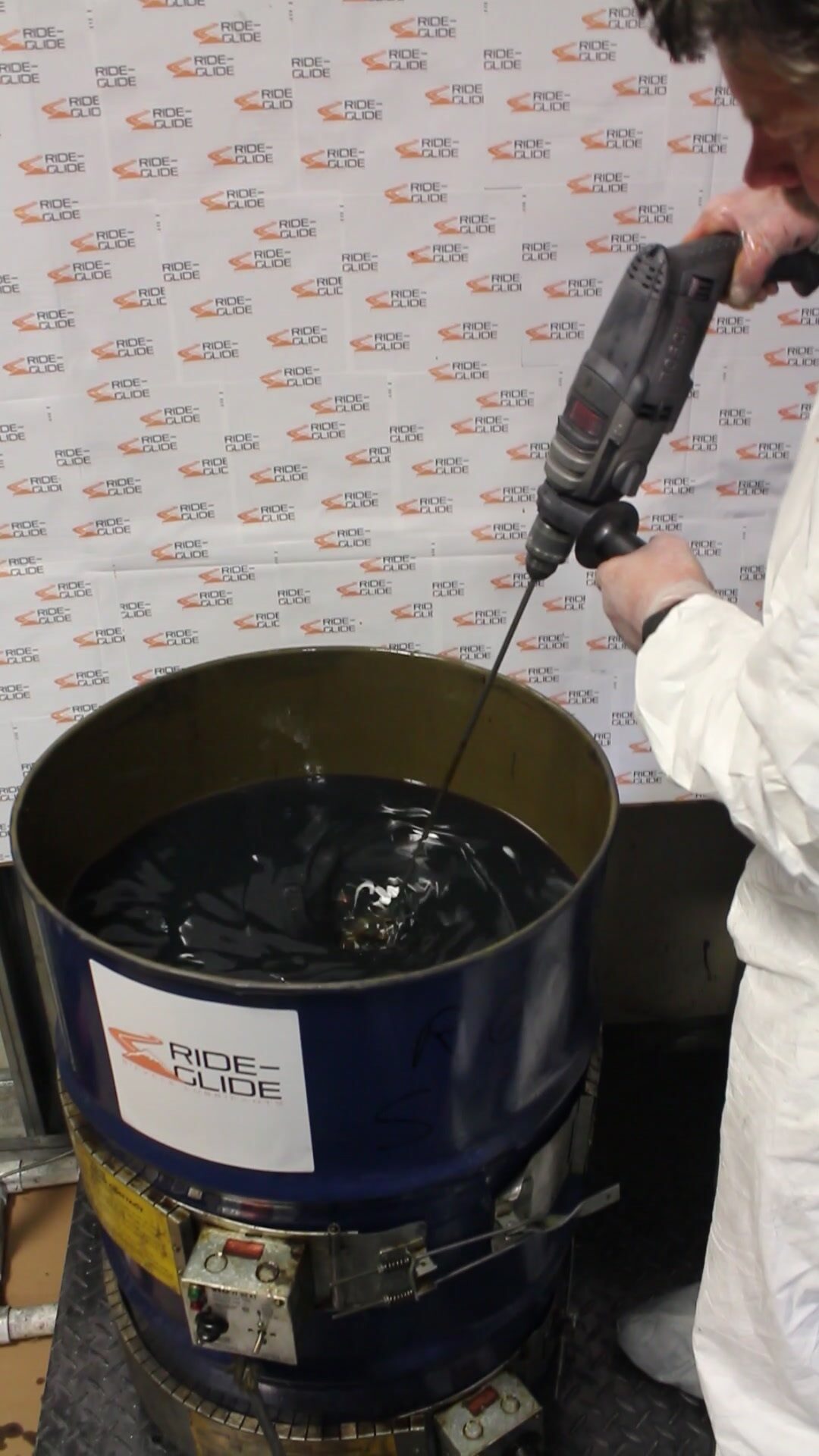 ARtech blending specialty lubricants on the production line